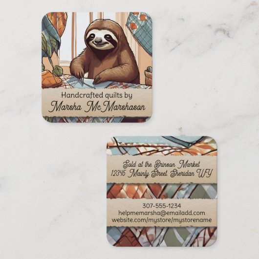 Stechmückenverpackung Quadratische Visitenkarte (Vorne/Hinten)