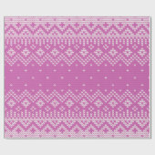 Stechmuster11 Orchid Pink ID208 Geschenkpapier (Flach)
