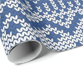 Stechmuster5 Navy Blue ID208 Geschenkpapier (Rolleneckpunkt)