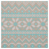 Stechmuster9 Tan/Aquamarin ID208 Stoff (Muster)