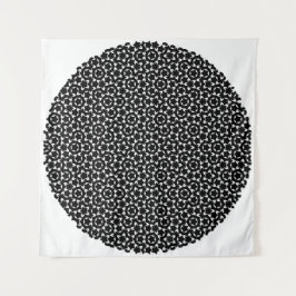 Stechmuster Schwarz Mg0.5 Tapestyle Wandteppich