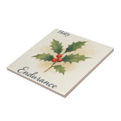 Stechpalme — Ausdauer Fliese (Seite)