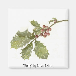 "Stechpalme" durch Janae Lehto Magnet