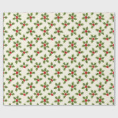 Stechpalme Geschenkpapier (Flach)