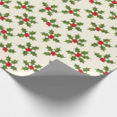 Stechpalme Geschenkpapier (Ecke)