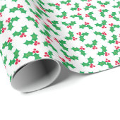 Stechpalme Geschenkpapier (Rolleneckpunkt)