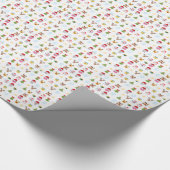 Stechpalme lustiges Emojis - Weiß Geschenkpapier (Ecke)