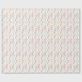 Stechpalme lustiges Emojis - Weiß Geschenkpapier (Flach)