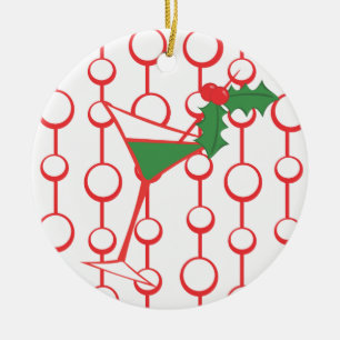 Stechpalme-tini Keramikornament