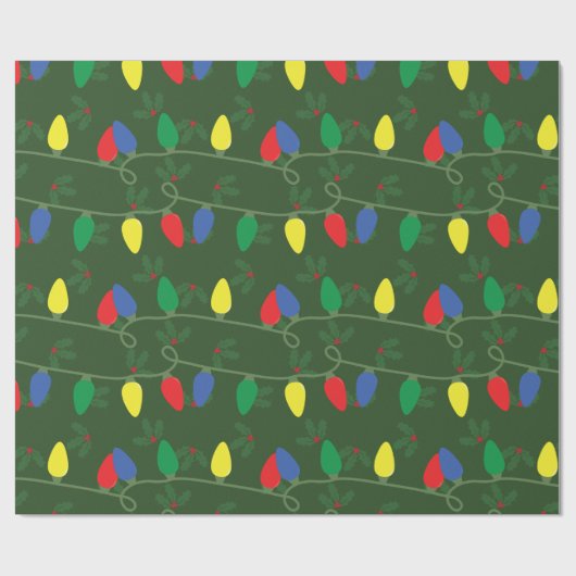 Stechpalme u. Lichter Geschenkpapier (Flach)