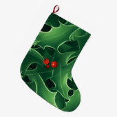 Stechpalme und Beere Großer Weihnachtsstrumpf (Vorderansicht (hängend))