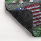 Stechpalme und Welpe mousepad (Ecke)