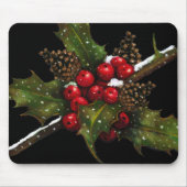 Stechpalmen-Beeren, Kiefern-Kegel: Mousepad (Vorne)