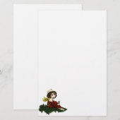Stechpalmen-Engel Briefpapier (Vorne/Hinten)