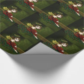 Stechpalmen-Engel Geschenkpapier (Ecke)