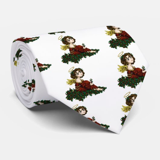 Stechpalmen-Engel Krawatte (Gerollt)