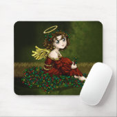 Stechpalmen-Engel Mousepad (Mit Mouse)