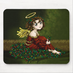 Stechpalmen-Engel Mousepad