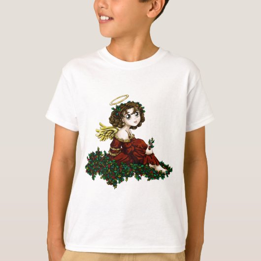 Stechpalmen-Engel T-Shirt (Vorderseite)