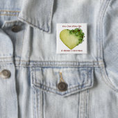 Stechpalmen-Herz-Baum-Knopf Button (Beispiel)