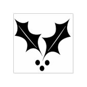 Stechpalmen-Kunststempel Gummistempel (Prägung)