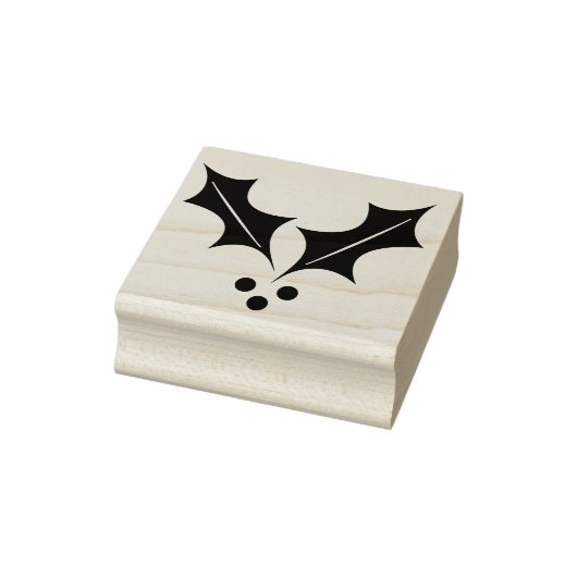 Stechpalmen-Kunststempel Gummistempel (Stempel)