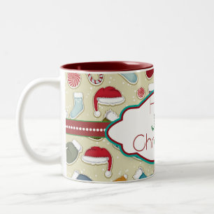 Stechpalmen-lustige Weihnachtenhats&socks Tasse -
