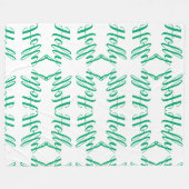 "Stechpalmen-" personalisierte Fleece-Decke Fleecedecke (Vorderseite (Horizontal))