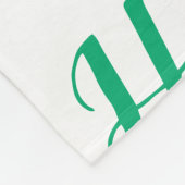 "Stechpalmen-" personalisierte Fleece-Decke Fleecedecke (Ecke)