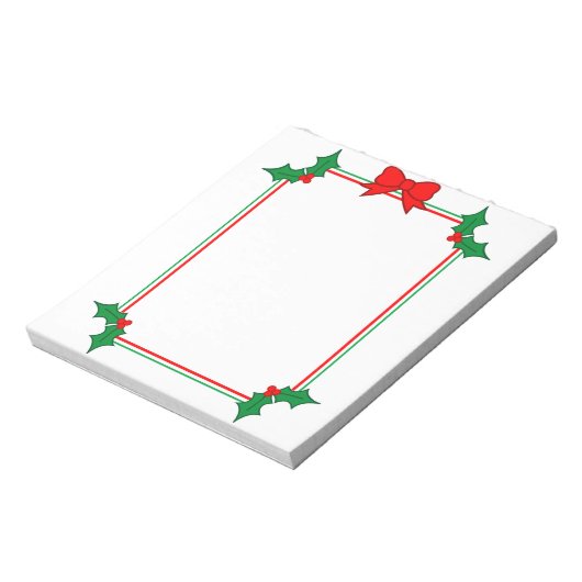 Stechpalmen-Rahmen Notizblock (Rotiert)