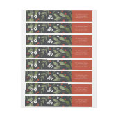 Stechpalmen-und Beeren-Rücksendeadresse-Aufkleber (Bogen)