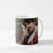 Stechpalmen-und Kiefern-WeihnachtsFoto-Tassen Kaffeetasse (VorderseiteRechts)