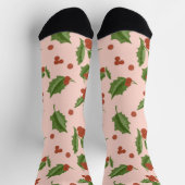 Stechpalmen-Weihnachts-Socken Socken (Oben)