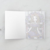 "Stechpalmen-" WeihnachtsParty-Fee-Karte Feiertagskarte (Innenseite)