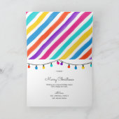 Stechpalmen-ziemlich | gefaltete feiertagskarte (Innenseite)