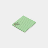 Stechpalmen-Zweig Post-it Notes Klebezettel (angewinkelt)
