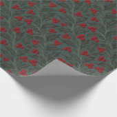 Stechpalmenbeeren Geschenkpapier (Ecke)