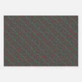 Stechpalmenbeeren Geschenkpapier Set (Vorderseite)