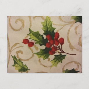 Stechpalmenbeeren Postkarte