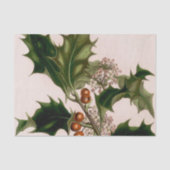 Stechpalmenbeeren Seidenpapier (Vorderseite)