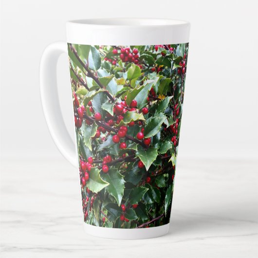 Stechpalmenblätter und -beeren milchtasse (Linke Ecke)
