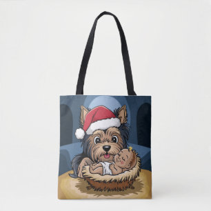 Stechpalmenkind, vergöttert von Yorkshire Terrier Tasche