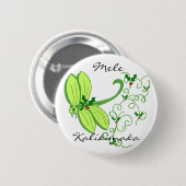 Stechpalmenlibelle, Mele, Kalikimaka Knopf Button (Vorne & Hinten)