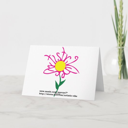 Stechpalmenlibelle Weihnachtskarte Feiertagskarte (Rückseite)