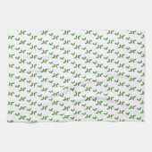Stechpalmenmuster Geschirrtuch (Horizontal)