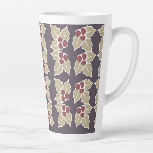 Stechpalmenmuster Milchtasse (Rechts)