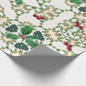 Stechpalmenzeit Geschenkpapier (Ecke)