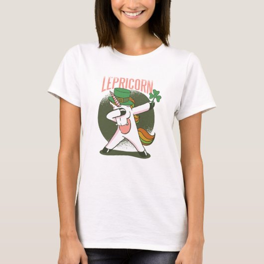 Stechpatricks unicorn leprechaun lepricorn T-Shirt (Vorderseite)