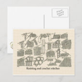 Stechstiche Postkarte (Vorne/Hinten)