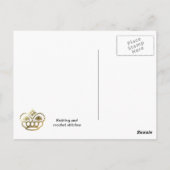 Stechstiche Postkarte (Rückseite)